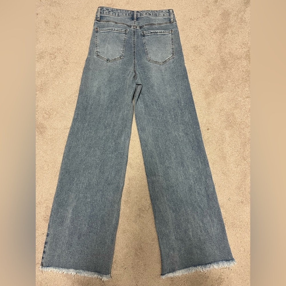 Size 7/28 High rise wide leg jeans - Picture 3 of 3
